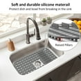 thumbnail image 4 of Kyoffiie Silicone Sink Protector Heat-Resistant Sink Liner Mat Anti-Slip Kitchen Sink Mats Large Sink Drainer Mat Reusable Sink Protector Mat Portable Sink Mat Practical, 4 of 7