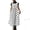 White, variant on SOOMLON Long Dresses for Women Plus Size Dress Sleeveless Square Neck Lace up Side Dress with Pockets Black Polka Dot Dress