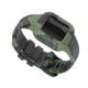 thumbnail image 1 of Kearding Correa de reloj Superficie lisa Pieza reemplazada Artesanía Transpirable Impermeable Diseño simple Correa de silicona Camuflaje verde Type3 NO3, 1 of 6