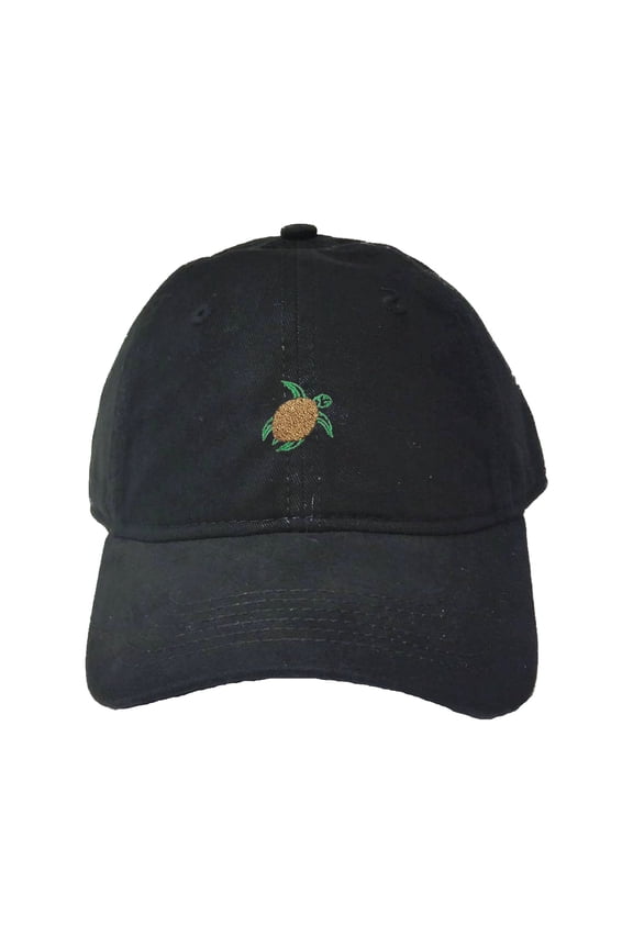Adult Sea Turtle Embroidered Deluxe Dad Hat