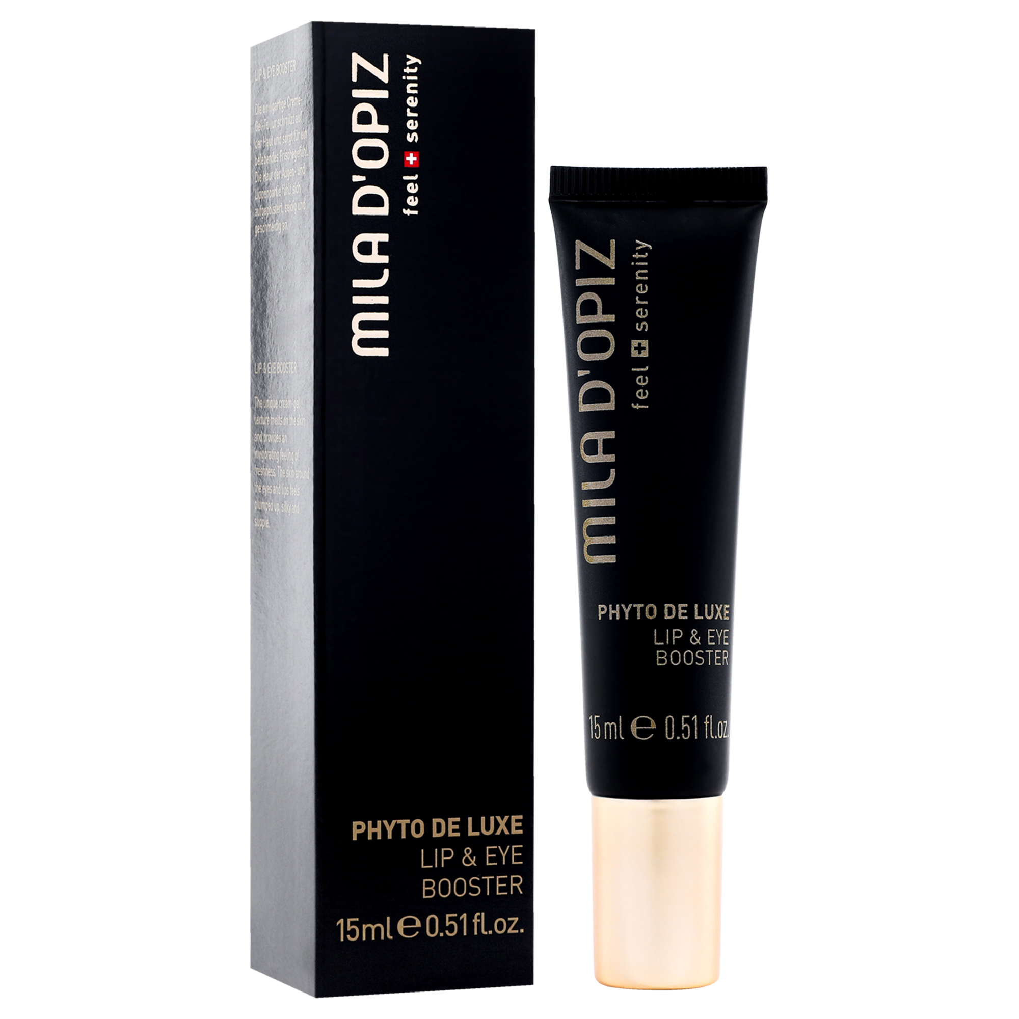 Phyto De Luxe Lip and Eye Booster by Mila D Opiz for Women - 0.5 oz Moisturizer