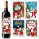 thumbnail image 2 of Wine Bottle Decorative Stickers Santa Snowman Bottle Stickers Merry Party Sticker New Year Party Stickers, 2 of 5
