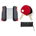 thumbnail image 2 of Justharion for Ping Pong Paddles Set Games Table Set Tennis for Tabletop Traveling Training Black, 2 of 6