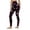 Pink, variant on Goindgs Women's Leggings Elastic Waist Athletic Floral Printed High Waist Stretch Tight Running Sports Yoga Pants Green XXL