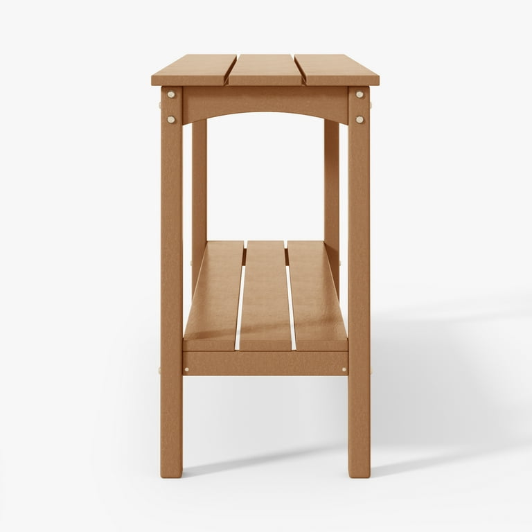 Teak Two Tier Console Tale Teak Two Tier Console Tale
