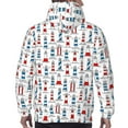 thumbnail image 7 of Sigee Lighthouse And Beacon for Men's Pullover Hoodie Sweatshirts Adult Casual Long Sleeve Sweatshirts ,Sizes S-4XL-3X-Large, 7 of 7