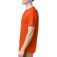 thumbnail image 3 of Hanes T-Shirts à Col Ras du Cou ComfortSoft pour Hommes, Lot de 4, L, Orange, 3 of 5