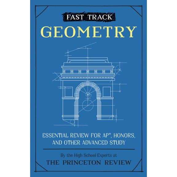 Pre-Owned Fast Track: Geometry: Essential Review for AP, Honors, and Other Advanced Study (High School Subject Review) Paperback