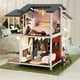 thumbnail image 3 of Miniatura Dollhouse, Mini Dollhouse Romantic French Style Tres Pisos 1:24 Escala para Niños Adultos para Regalos de Regalos para la Coleción de Exposicions en el Hogar, 3 of 7