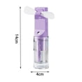 thumbnail image 3 of Handheld Misting Fan With 3 Speeds, USB Rechargeable Spray Cooler For Travel Camping, Large Water Tank With No Leak Design, Quiet Mini Humidifying Fan, Portable Personal Cooling Fan For Makeup, 3 of 7