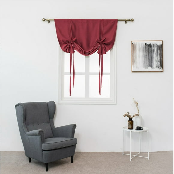 TopLLC Pillow Covers Thermal Insulated Curtain for Small Window Valance Blind Home Decor for Couch Sofa Bed
