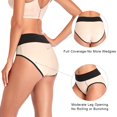 thumbnail image 2 of Ropa interior Annenmy para mujer, cintura alta, algodón, cobertura total, 2 of 6
