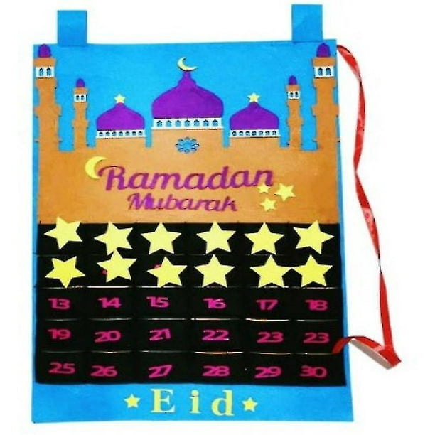 Calendrier de l'Avent Eid Ramadan Mubarak Calendrier 2022 pour les Enfants  Calendrier de l'Avent Ramadan 