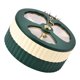 thumbnail image 3 of Fruit Grid Candy Box Double Layer Rotating Candy Box Food Storage Home Use 9.8×9.8×6.7in 1 Set, 3 of 3