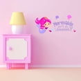 thumbnail image 3 of Mermaids Don't Do Homework Seahorse Statfish Princess Fish Starfish Queen Sweet Dreams Bedtime Unicorn Lovely Dear Dream Holiday Gift Decorating Bedroom Wall Decal Sticker - Size: 40 In X 20 In, 3 of 5