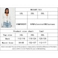 thumbnail image 5 of AURA Womens Plus Size Sexy V Neck Tie Front Cropped Knit Cardigan Top Long Sleeve Solid White 1XL 3XL, 5 of 5