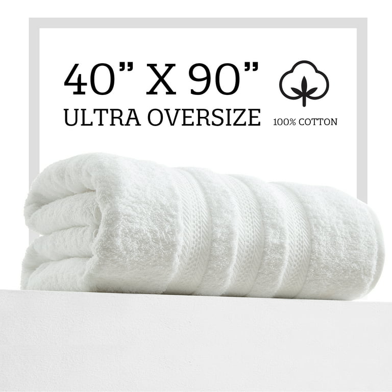 Extra Large Bath Towel-Oversized Bath Sheet-100% Cotton - SPA BLUE