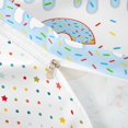 thumbnail image 4 of Meiyoeat Baseball Ice Cream Twin Bedding for Boys Girls, Blue Initial C Letter Duvet Cover Set, Polkadot Reversible, 1 Duvet Cover and 1 Pillowcase (No Comforter), 4 of 6