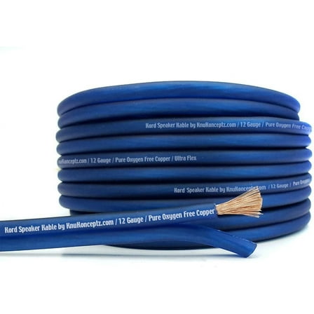 KnuKonceptz Kord Kable 12 Gauge Copper Speaker Wire 100'