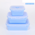 thumbnail image 1 of Folding Silicone Lunch Box Portable Bento Box Food Storage Container with Airtight Lids Stackable Food Silicone Container 350ml800ml1200mlBlue 1, 1 of 6