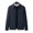 Blue-A, variant on Men's Stand Collar Zip up Business Casual Jacket Windbreaker, Elastic Rib Cuffs Long Sleeve Slim Fit Coat with Snap Pockets, office Work Coat Outerwear Black