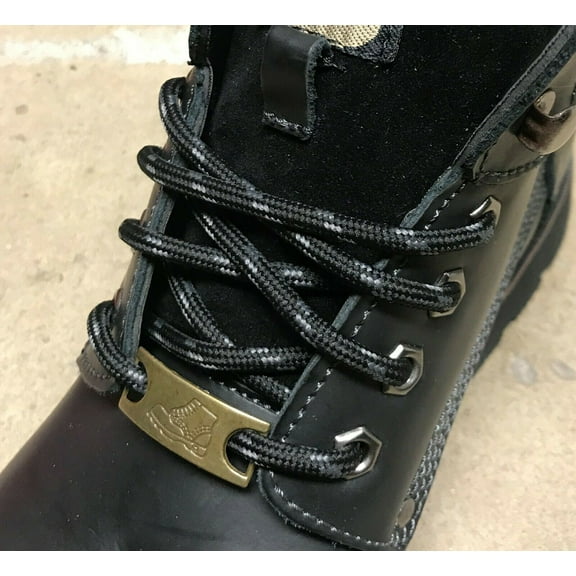 B&Q 5MM Unisex Thick Heavy Duty Round Boot Laces Shoelaces replacements strings for Adult Hiking Walking Construction Safety Work Boots Shoes 72 inches