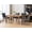 Black, variant on EHANCIS Fabric Upholstered Side Chairs Set of 2 ,High-Back Dining Chair with Solid Wood Frame and Nailhead Trim Legs, Suitable for Kitchen and Dining Room(Beige)