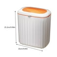 thumbnail image 2 of unbranded Kitchen Compost Bin with Lid Plastic Odor Blocking Storage Holder for Classrooms 1Set, 2 of 8