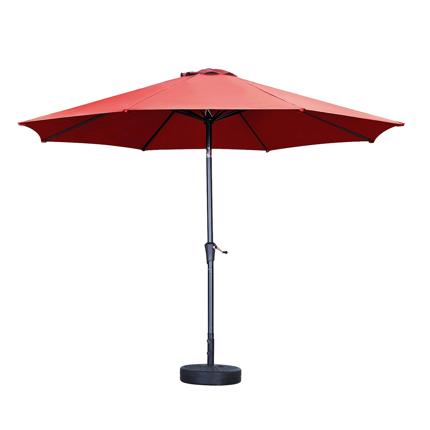 Ainfox 11FT Outdoor Portable Sun Umbrella Adjustable Angle Patio Yard