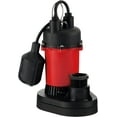 thumbnail image 6 of Red Lion 14942739 RL-SP25T 115-Volt, 1/4 HP, 2900 GPH Aluminum and Thermoplastic Sump Pump with Tethered Switch and 8-Ft. Cord, 6 of 9