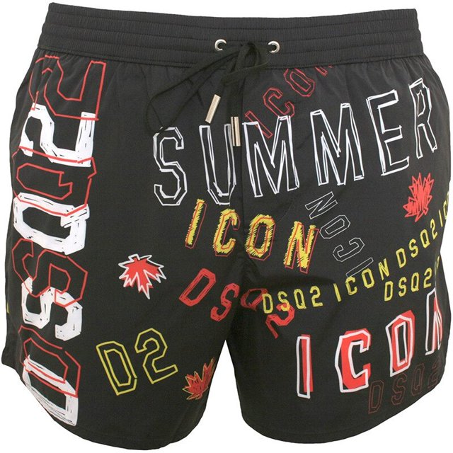 DSQ2 pantalones cortos holgados informales para hombre, ropa deportiva de secado rápido para surfear en la playa, para parejas, marca de verano, talla 2XL Fivean unisex