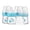 Blue, variant on YOHKOH Glass Baby Bottles,Slow Flow,Newborn,Anti-Colic,0+ Months,Clear(Multicolour, 2.7oz)4 Pack