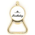 thumbnail image 1 of Happy Birthday Presents Blessing Beautiful Beer Bottle Cap Opener Stainless Steel Key Chain, 1 of 3