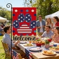 thumbnail image 3 of ddioayh Double-Sided Patriotic Garden Flag With Paw Print Design 30x45cm Durable Outdoor Decoration For Yard Porch Patio, 3 of 6