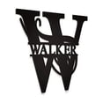 thumbnail image 2 of JASS GRAPHIX Walker 12" Black Aluminum Composite Monogrammed Sign Door Wall Decor Last Name Signs for Home Personalized, 2 of 5