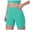 Green, variant on felwors Women 6" No Front Seam High Waist Biker Shorts Buttery Soft Booty Flattering Yoga Workout Shorts Pink for Size L