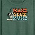 thumbnail image 3 of Mickey & Friends - Make Your Music - Women's Lightweight French Terry Long Sleeve Shirt, 3 of 5