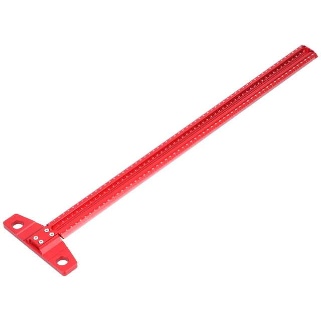 Filfeel Woodworking Scriber Ruler,T Square Ruler Aluminum Alloy Removable Woodworking Scriber Art Framing Drafting Tools,Drafting Square Tools