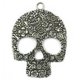 thumbnail image 2 of 2 Colgante de Plata Antigua con Forma de Y Flores para Manualidades de Fabricación de Joyas de Bricolaje Yinane colgante de dijes de calavera, 2 of 3