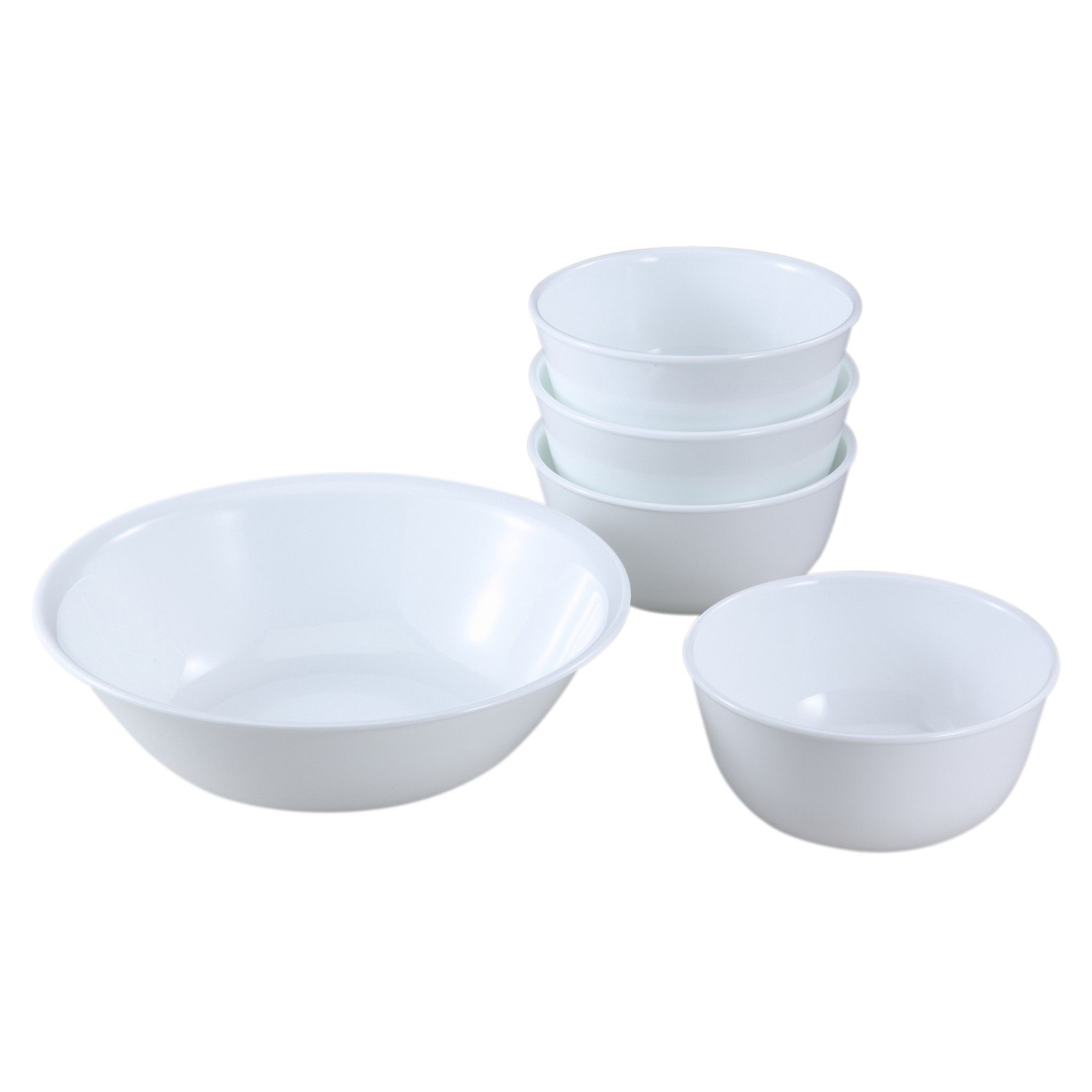 Corelle Winter Frost White 5-piece Snack Set - image 3 of 12