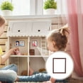 thumbnail image 4 of SHISUYAN 4pcs Miniature Metal Photo Frame Alloy Painting Picture Frame for Mini House, 4 of 8