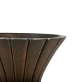 thumbnail image 5 of Christopher Knight Home 22.44" Fluted Pedestal Urn Planter, MGO Outdoor Flower Pot, Antique Bronze, 5 of 11
