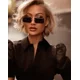 thumbnail image 4 of MIU MIU SOCIETE SMU59T KJT-2K1 SILVER BLUE GLITTER SQUARE SUNGLASSES. 58 mm, 4 of 6