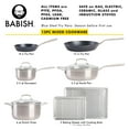 thumbnail image 2 of Babish 12 Piece Oven Safe Stainless Steel, Carbon Steel, Aluminum Cookware Set, 2 of 5