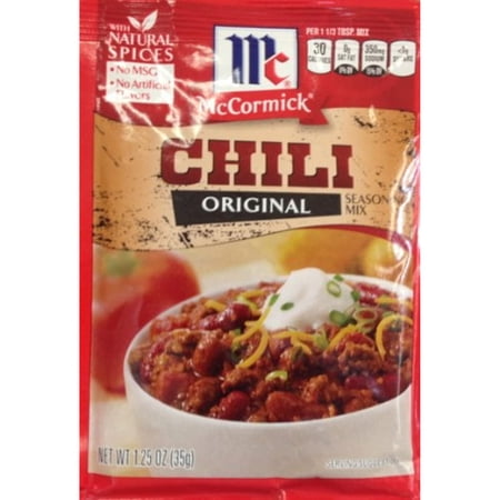 Mccormick Original Chili Seasoning Mix 1.25Oz (10 Packets)