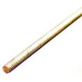 thumbnail image 1 of Boltmaster Steelworks 6-32 X 12in. Threaded Rod NF Brass  11505, 1 of 2
