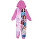 thumbnail image 1 of Mono para niñas Barbie | Pijama tipo pijama todo en uno con capucha y muñeca de dibujo rosa para chicas jóvenes | Body con personajes coloridos para niños Pjs, 1 of 5
