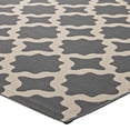thumbnail image 7 of Modway Cerelia 94.5x122" Moroccan Trellis Fabric Area Rug in Gray and Beige, 7 of 7