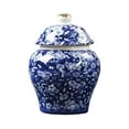 thumbnail image 2 of Tarro de para jengibre, bote de té de estilo Oriental, tarro de almacenamiento esmaltado, florero de cerámica decorativo para el hogar, Fernando tarro de jengibre, 2 of 8