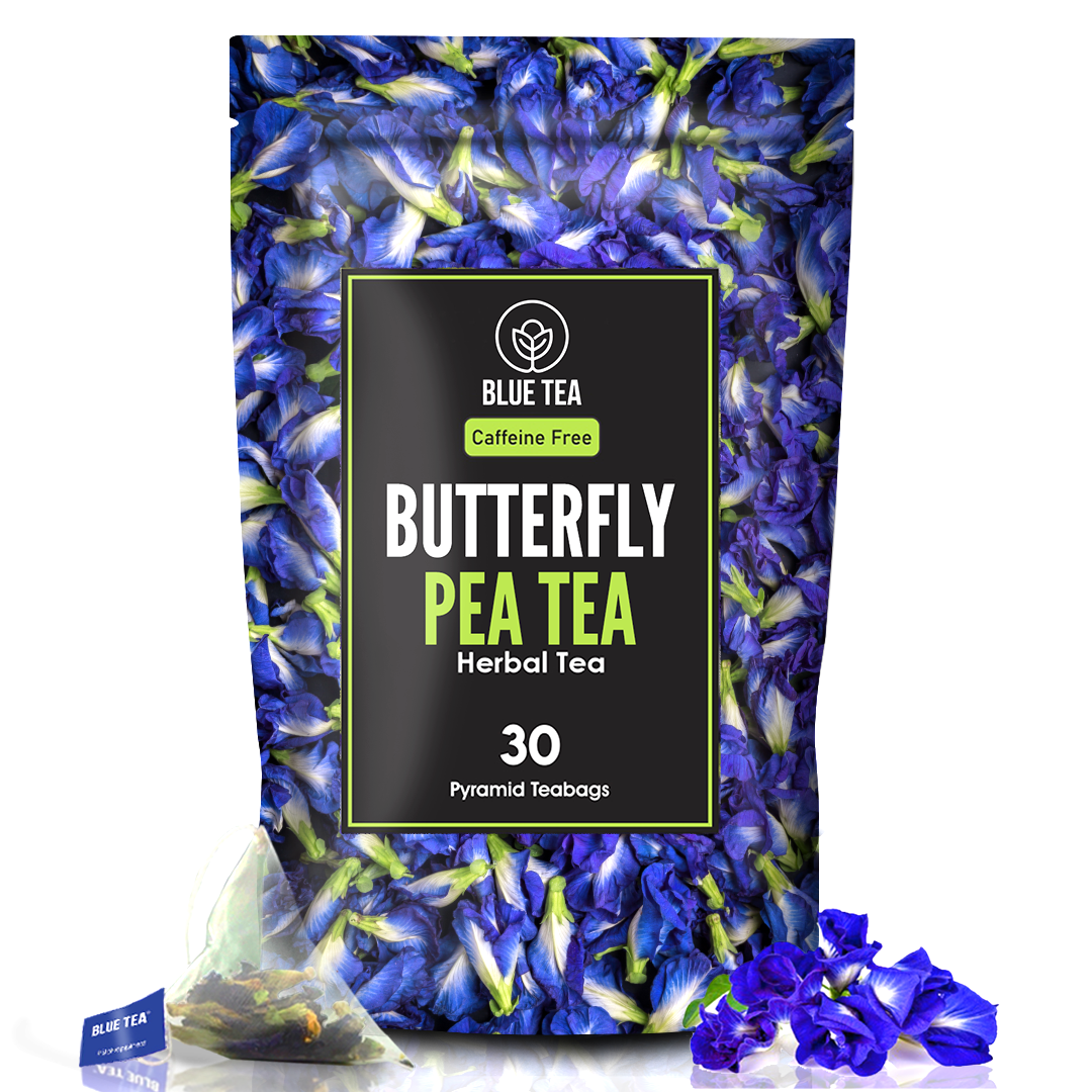 BLUE TEA - Butterfly Pea Flower - 30 Pyramid TB || Super ANTI-OXIDANT ...